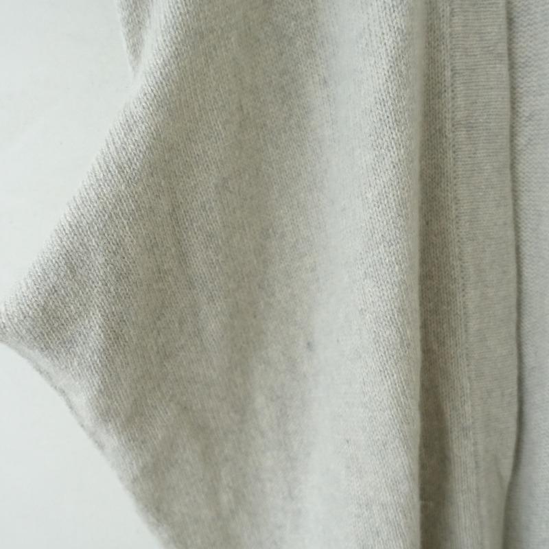 evam eva vie カシミヤロングカーディガン evam eva vie 【定価2.4万】エヴァムエヴァ *コットンカシミヤローブ