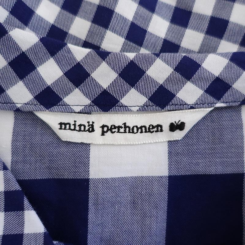 mina perhonen 【定価3.1万】ミナペルホネン *maa ブラウス*38綿絹 