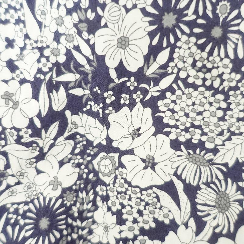 トゥジューtoujours リバティ ワイルドフラワープリントドレス TOUJOURS トゥジュー ガーメントダイ ファイン コットン