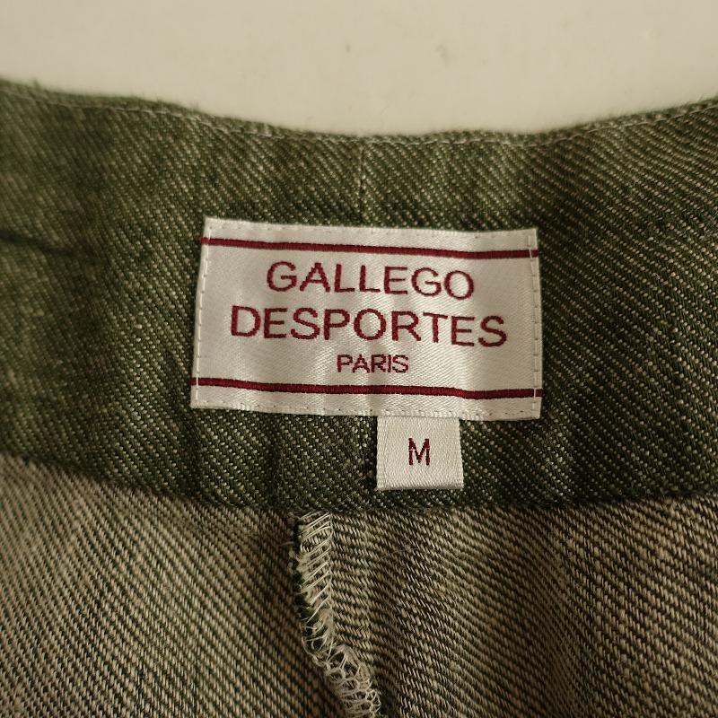 GALLEGO DESPORTES ギャレゴデスポート *リネンタックパンツ*M麻 