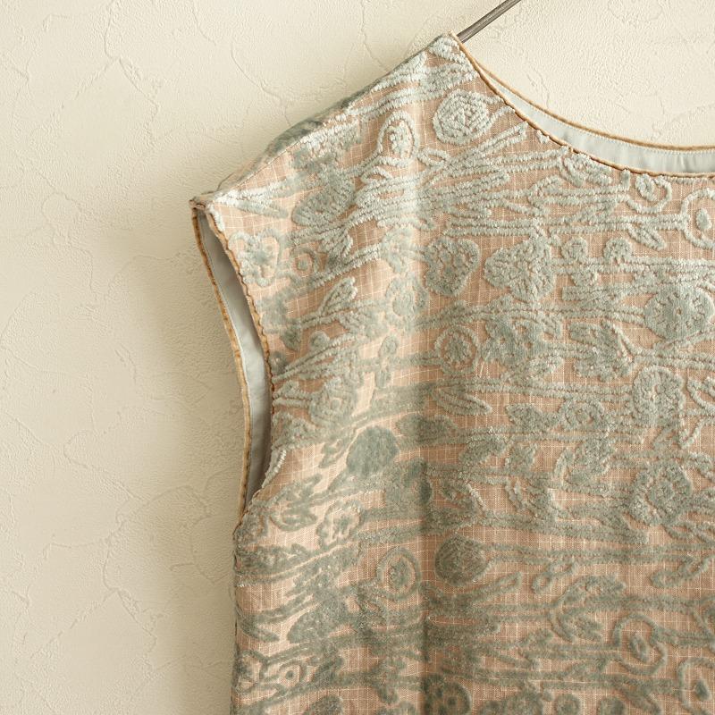 mina perhonen 【定価7.4万】ミナペルホネン *sieste ノースリーブ 