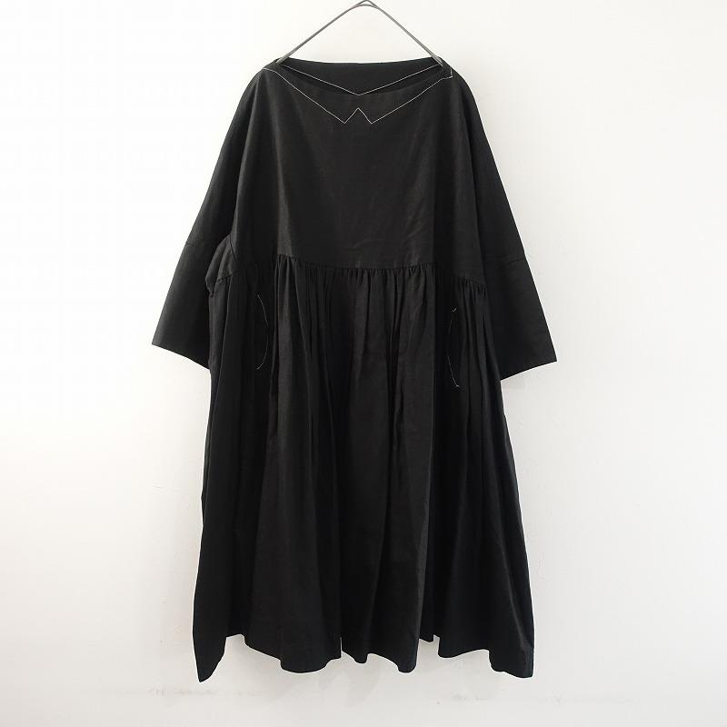 定価3.4万】ドゥーブルメゾン DOUBLE MAISON *グランマドレス*F綿麻