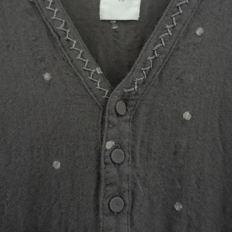 maison de soil（メゾンドソイル） *ウールコットン刺しゅうギャザー