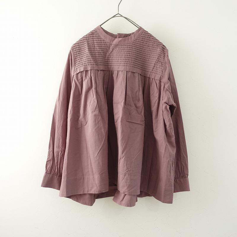 未使用近　ビアズリー フレアヨークブラウス　パープル 未使用近 ビアズリー フレアヨークブラウス パープル - メルカリ