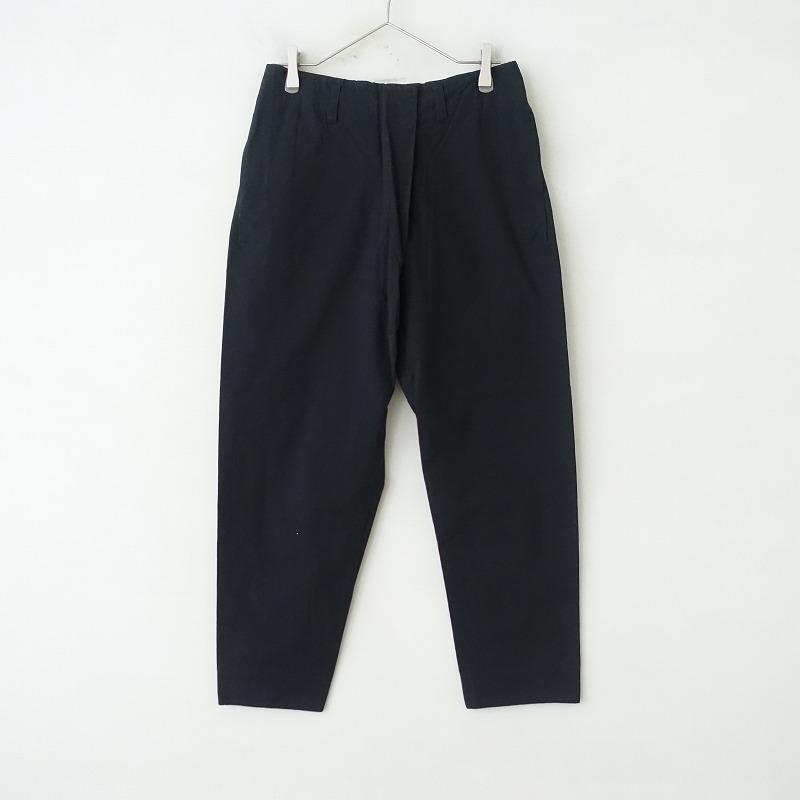 Y.M.WALTS（ワイエムウォルツ） *コットン混タックテーパードパンツ*2