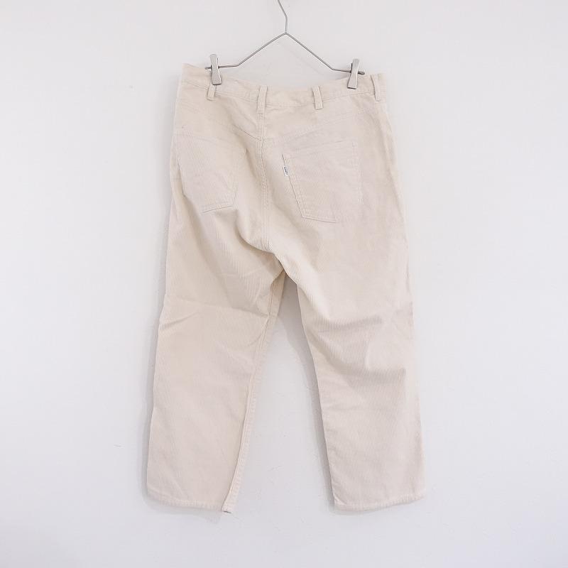 【定価3.7万】オールドマンズテーラー R&D.M.Co- *CORDUROY TEISTED PANTS コーデュロイパンツ*M綿オフ白(25-2502-385)【72C52】_1