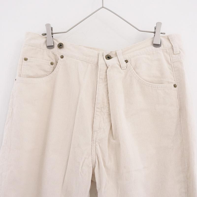 【定価3.7万】オールドマンズテーラー R&D.M.Co- *CORDUROY TEISTED PANTS コーデュロイパンツ*M綿オフ白(25-2502-385)【72C52】_2