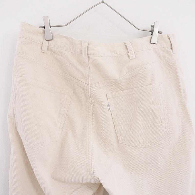 【定価3.7万】オールドマンズテーラー R&D.M.Co- *CORDUROY TEISTED PANTS コーデュロイパンツ*M綿オフ白(25-2502-385)【72C52】_3