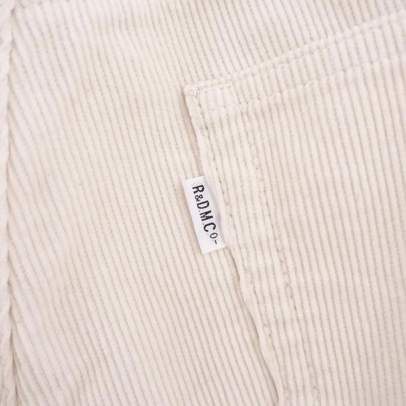 【定価3.7万】オールドマンズテーラー R&D.M.Co- *CORDUROY TEISTED PANTS コーデュロイパンツ*M綿オフ白(25-2502-385)【72C52】_5