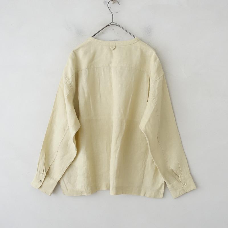 美品/定価2.2万】アトリエナルセ atelier naruse *リネンプルオーバー
