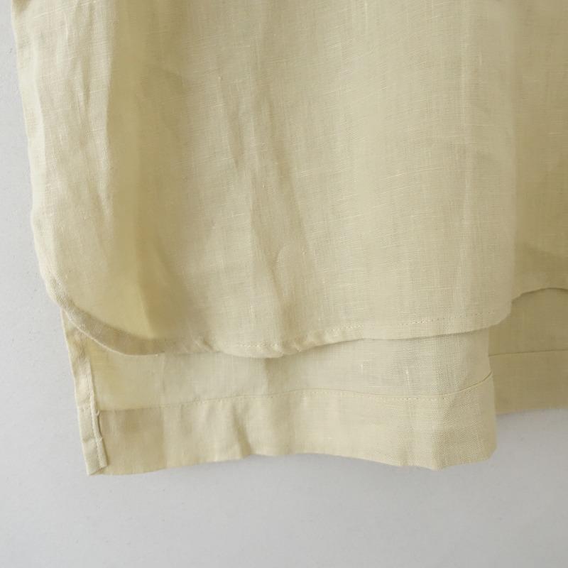 美品/定価2.2万】アトリエナルセ atelier naruse *リネンプルオーバー