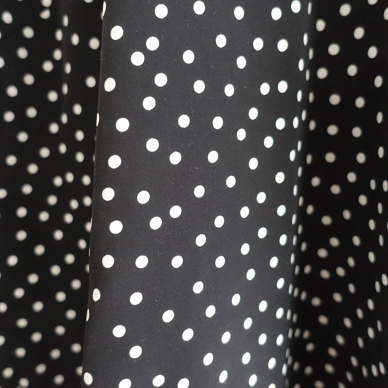 SINME 【美品/2023SS/定価2.9万】シンメ *ドットボウタイブラウス*M黒