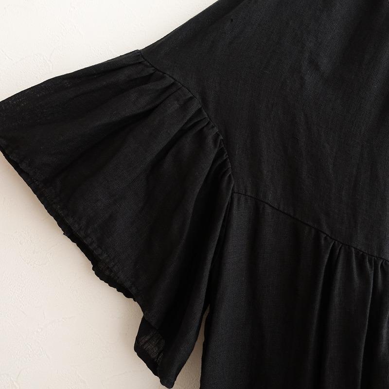 nestrobe ネストローブ ブラックリネン ギャザー ローブコート リネンギャザースカート｜nest Robe / CONFECT ONLINE SHOP