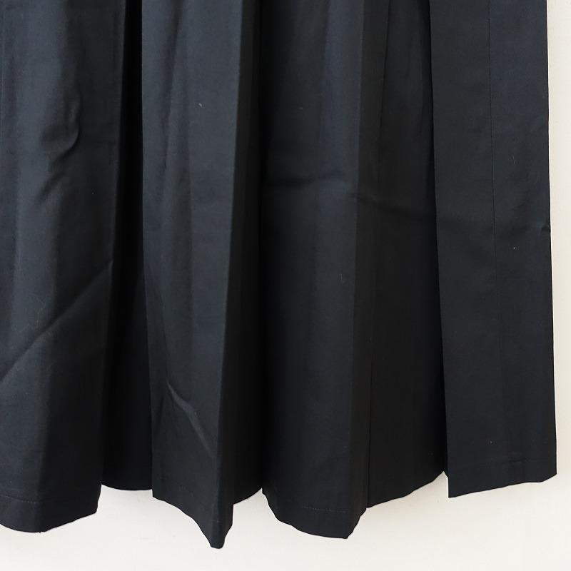 フーフー foufou *THE DRESS*1コットン綿ブラック黒ハイネックタック