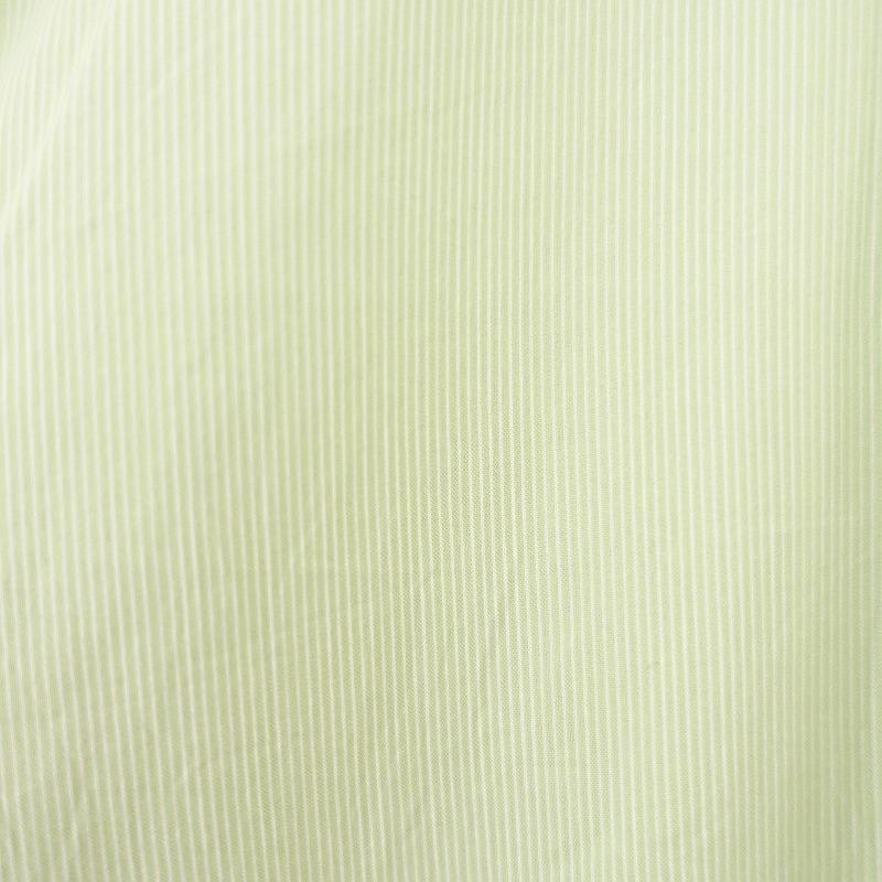 AURALEE 半袖シャツ クリーム色ストライプ AURALEE(オーラリー) 24AWSUVIN HIGH COUNT CLOTH STRIPEバンド