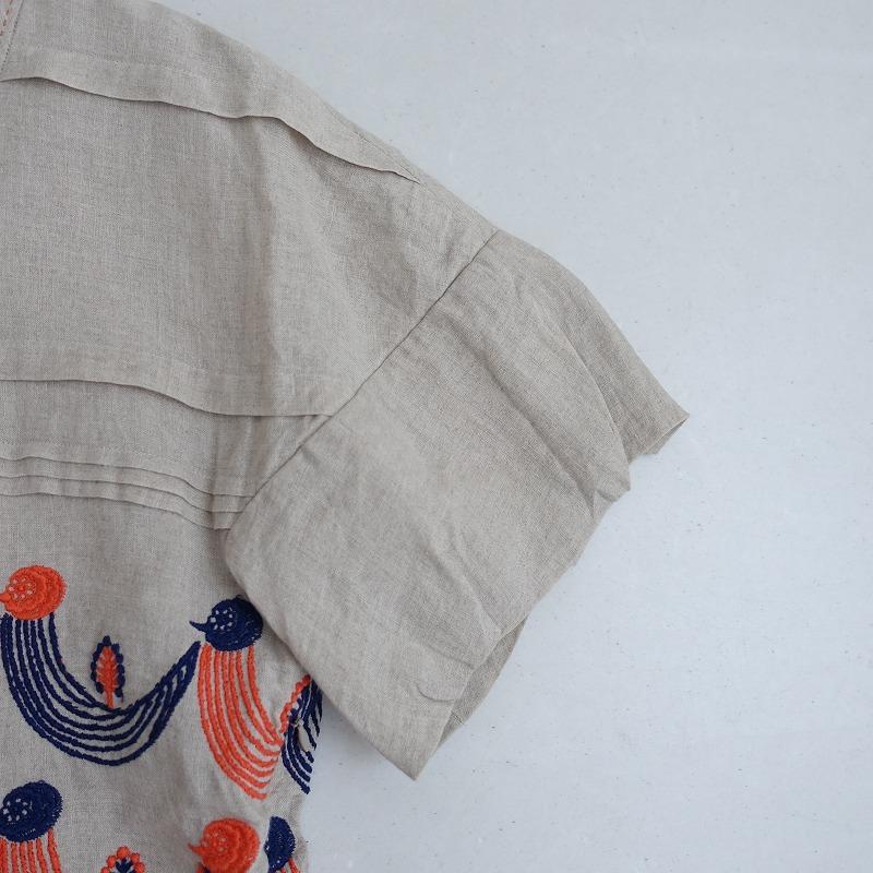 ミナペルホネン Twitter刺繍ワンピース