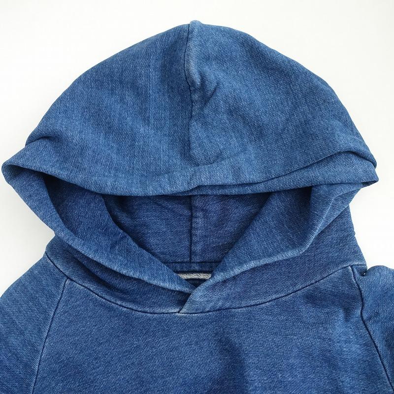 BLUE BLUE（ブルーブルー） *スウェットパーカー*3コットン綿ネイビー 
