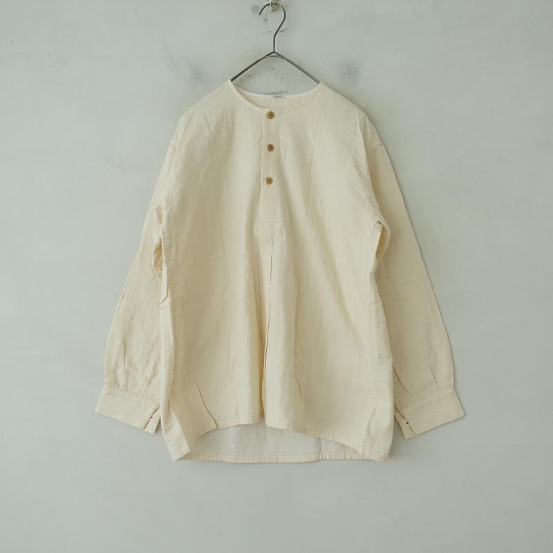 美品】アオダイカンヤマ AO daikanyama *ヘンリーネックコットンシャツ 