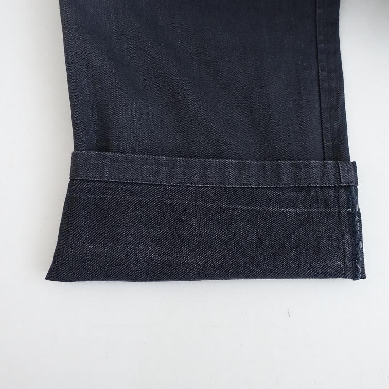 atelier naruse 黒 サロペット atelier naruse】コットンフラックスウールサロペットパンツ - hina