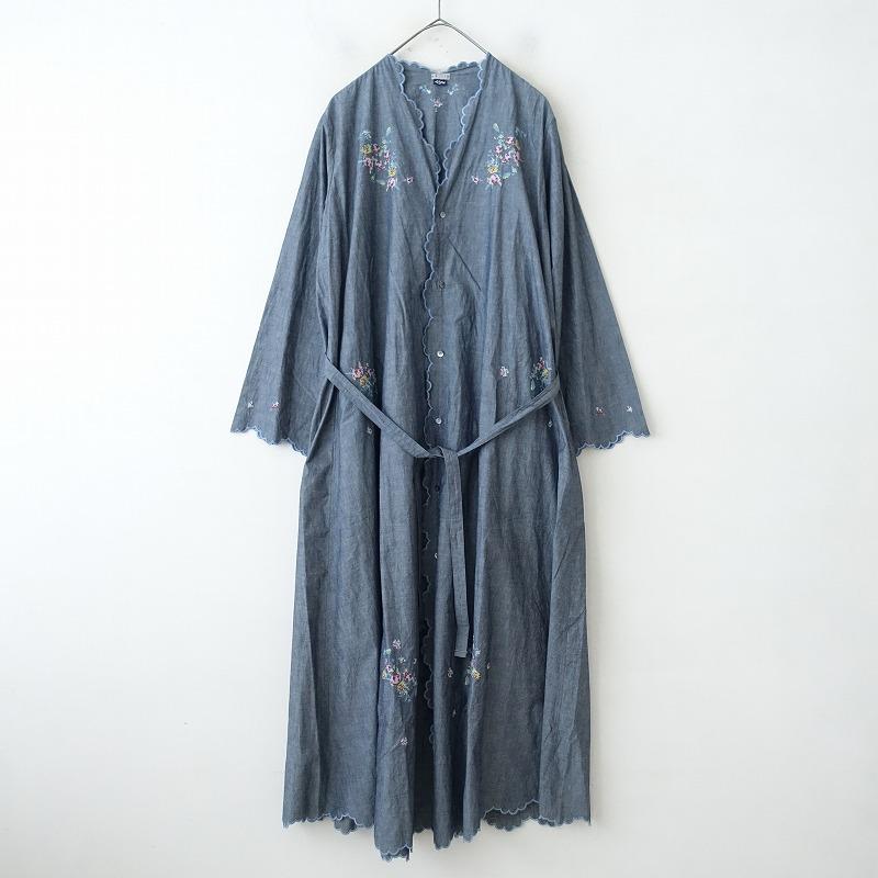 45R 【定価7.9万】45R フォーティファイブアール *スカラップ刺しゅう  