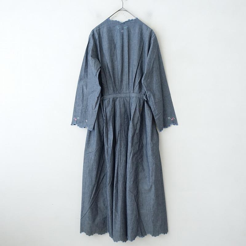 45R 【定価7.9万】45R フォーティファイブアール *スカラップ刺しゅう  