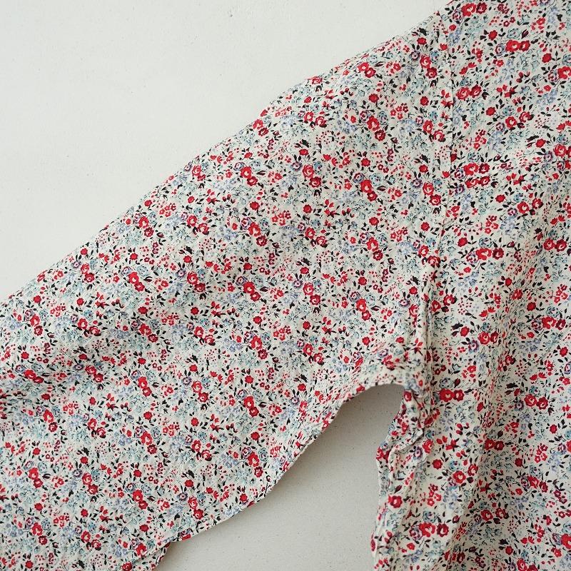 サラウェア SARAH WEAR *リバティブラウス*1綿コットン小花プリント 