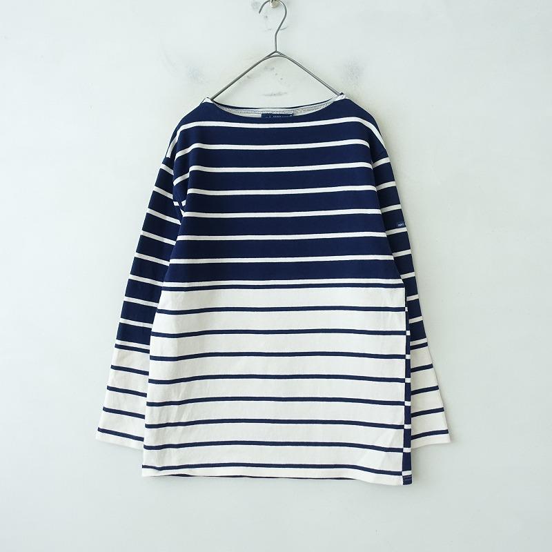 SAINT JAMES セントジェームス *切替ボーダーカットソー*T4綿