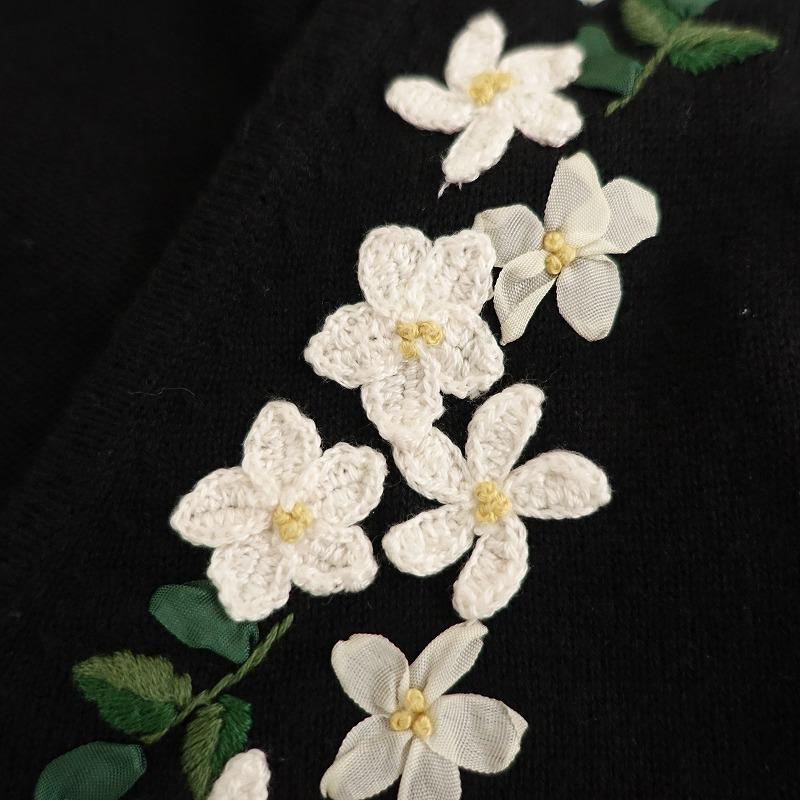 KEITA MARUYAMA（ケイタマルヤマ） *フラワー刺しゅうベロアリボン