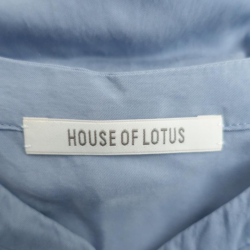 HOUSE OF LOTUS（ハウス オブ ロータス） *スタンドカラーギャザー
