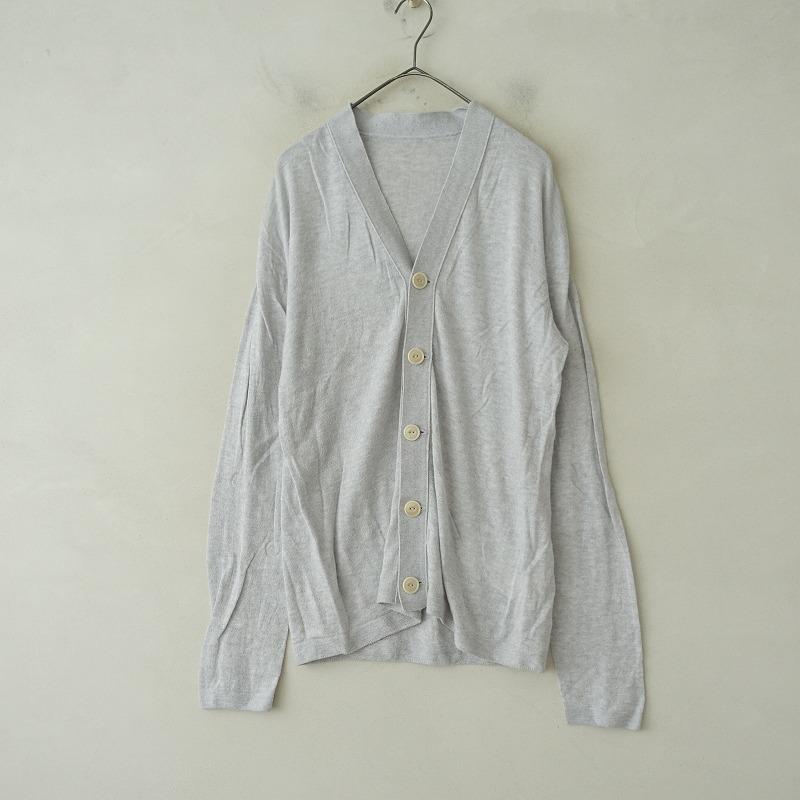 45rpmコットンニットのカーディガン 45R フォーティファイブアール *コットンカーディガン*3綿ニット