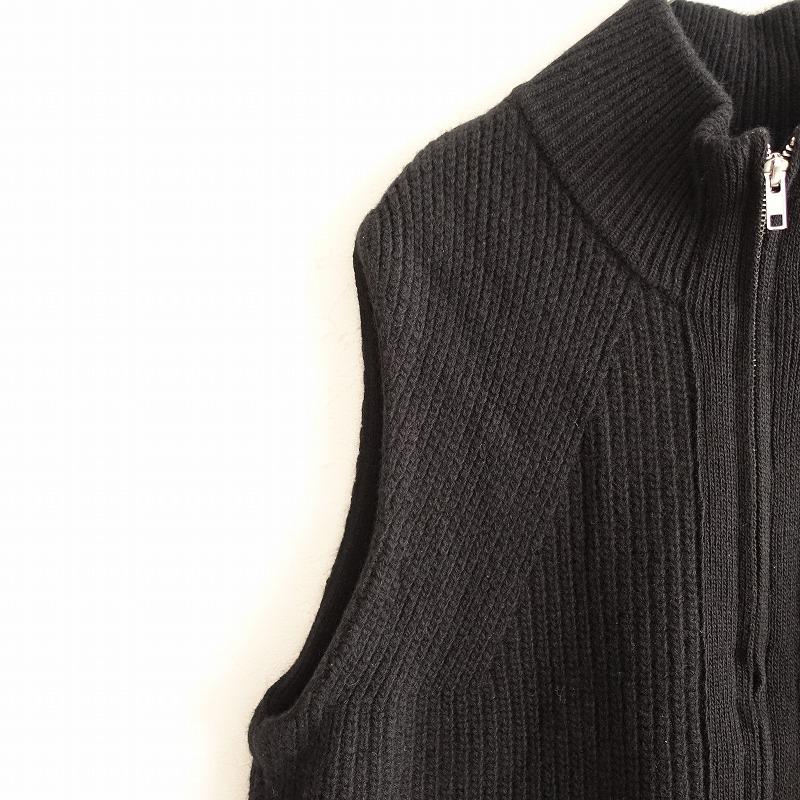 ADAWAS（アダワズ） アダワス *ウールジップアップニットベスト*F毛
