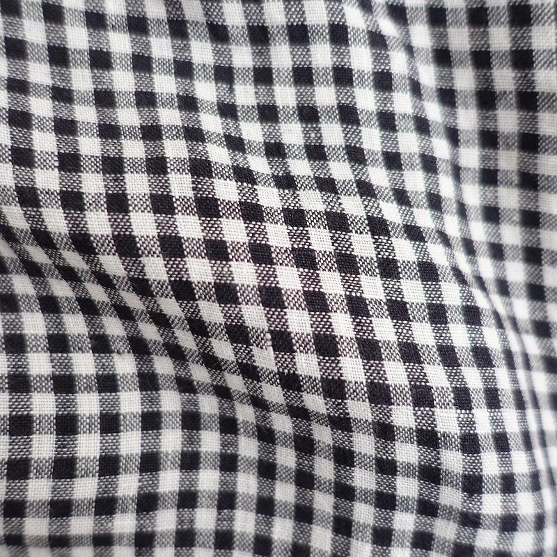 フォグリネンワーク fog linen work *リネンギンガムチェック半袖