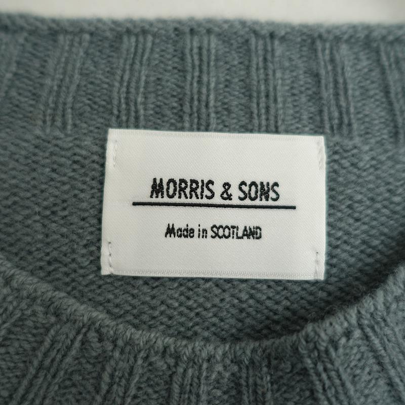 Morris & Sons（モリスアンドサンズ） *ウールニットプルオーバー*00毛 