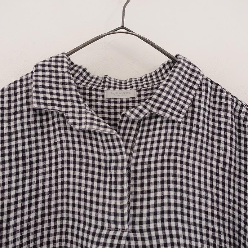 フォグリネンワーク fog linen work *リネンギンガムチェック