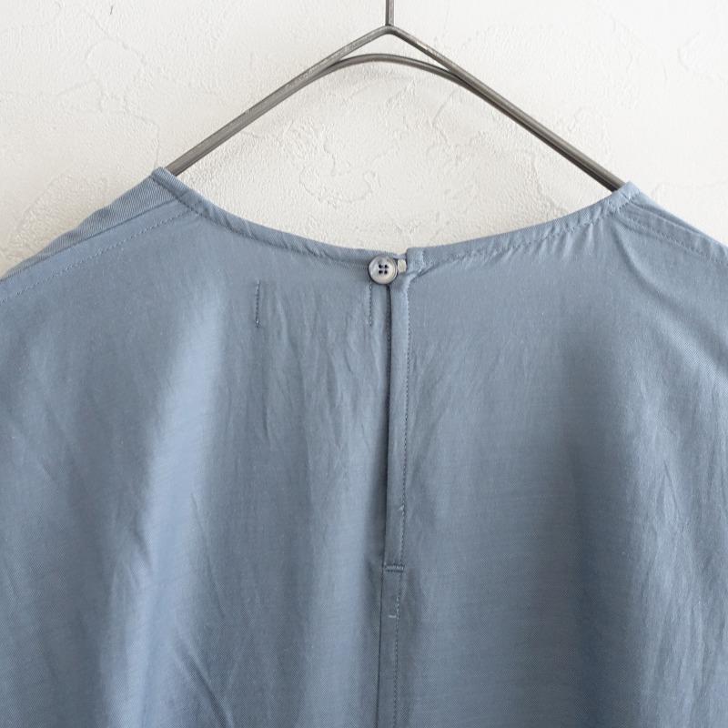 定価4.1万】ウィロウ WIRROW *キュプラコットンドレス*1ツイルAsh Blue