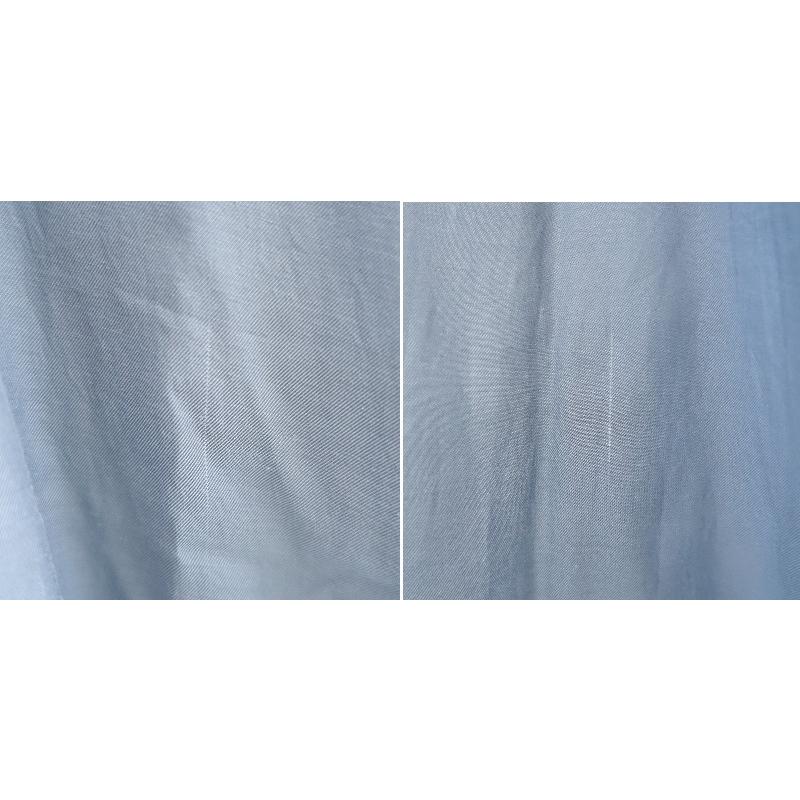 定価4.1万】ウィロウ WIRROW *キュプラコットンドレス*1ツイルAsh Blue