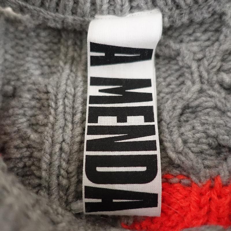 2024AW/定価4.9万】アメンダ A MENDA *Classic Cable with Neon Color