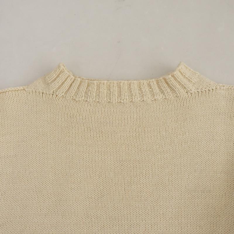 Le Tricoteur（ルトリコチュール） *ガンジーセーター*34ウール毛