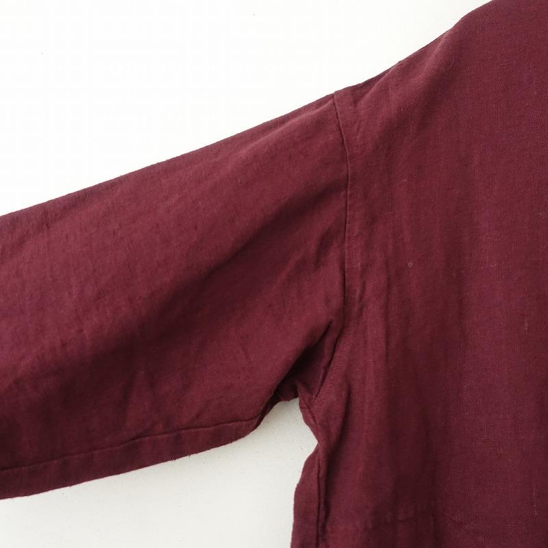 nest Robe（ネストローブ） *リネンノーカラーシャツジャケット*F麻