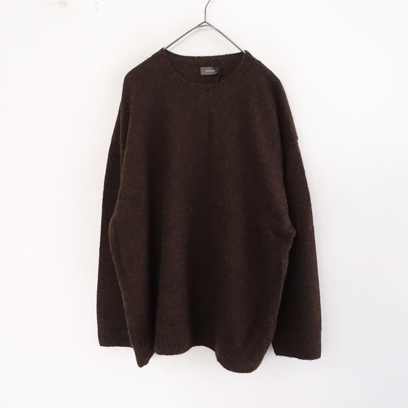 ユニセックス/定価3.6万】ウィロウ WIRROW *Alpaca Wool Wide Knit