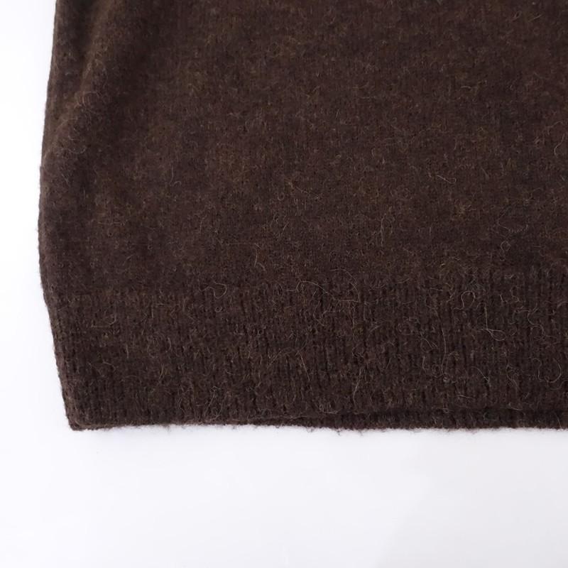 ユニセックス/定価3.6万】ウィロウ WIRROW *Alpaca Wool Wide Knit