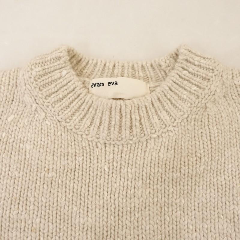 2022/定価2.8万】エヴァムエヴァ evam eva *ウールシルクニットプル