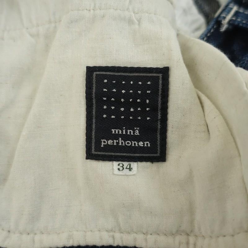 mina perhonen（ミナペルホネン） *always デニムパンツ*34綿麻