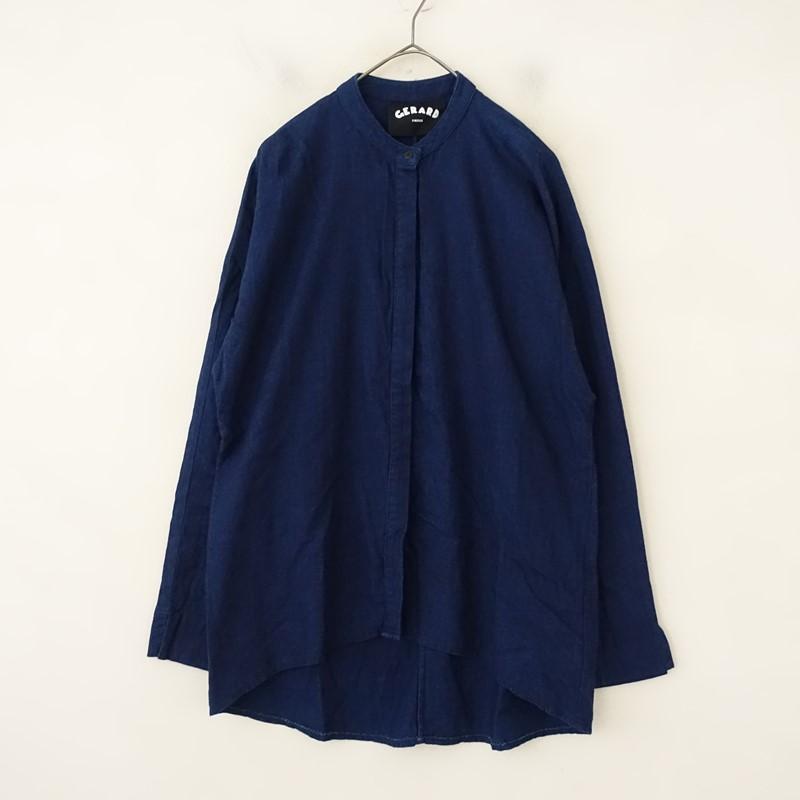 定価2.4万】ジェラート GERARD *インディゴ染めドルマンシャツ*ITALY