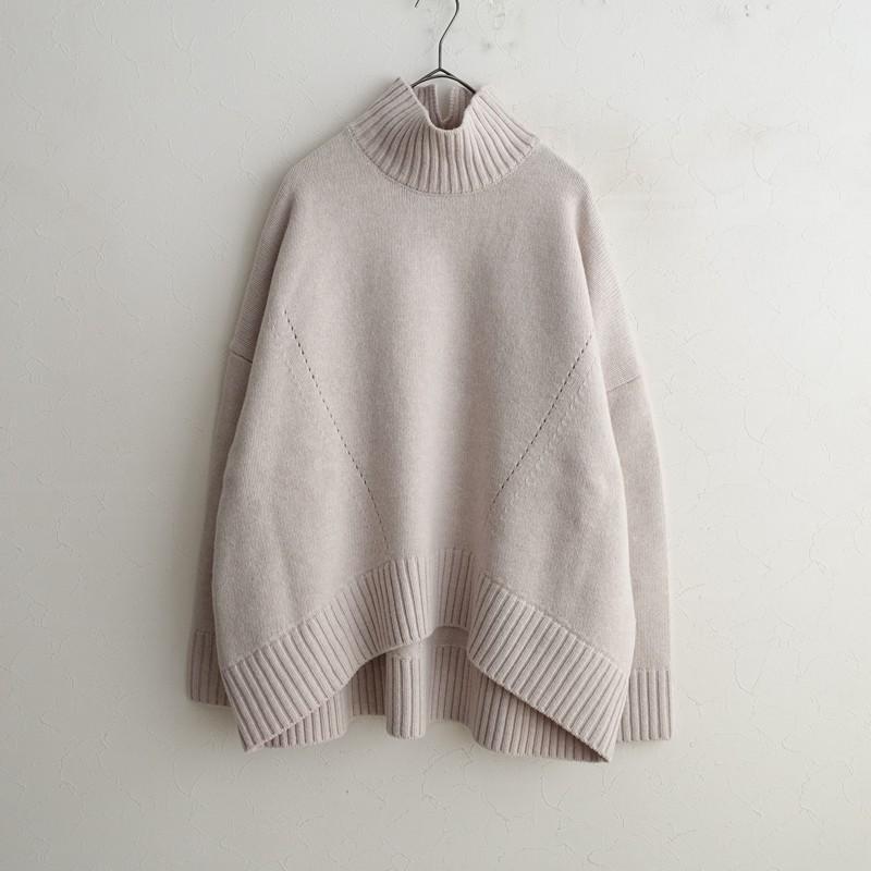 CINOH（チノ） 【定価3.7万】チノ *ウールハイネックニットプル