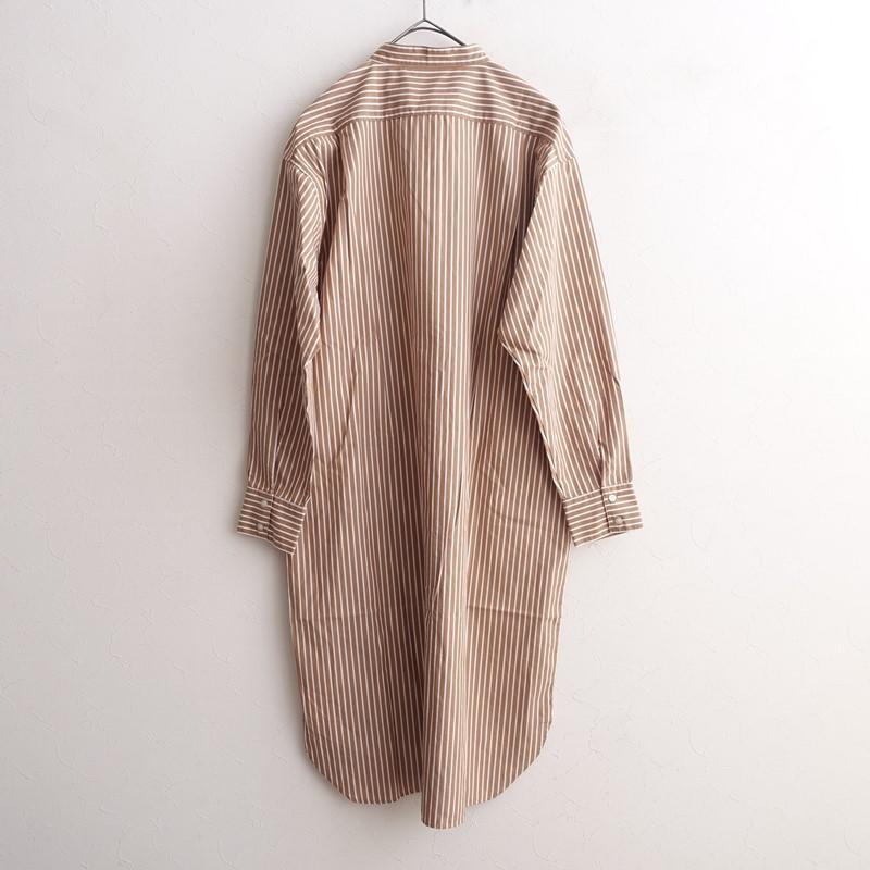美品/定価1.8万】アワーホーム OURHOME *播州織のベーシックシャツ*F綿