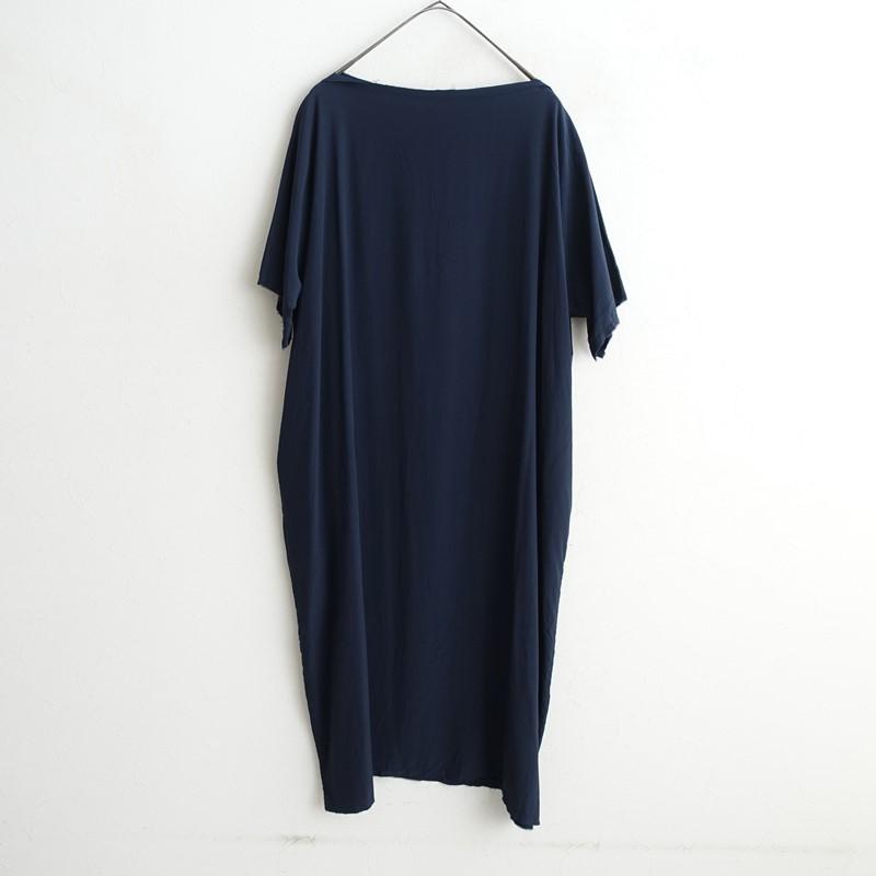 ダニエラグレジス DANIELA GREGIS *シルクボートネック半袖ワンピース