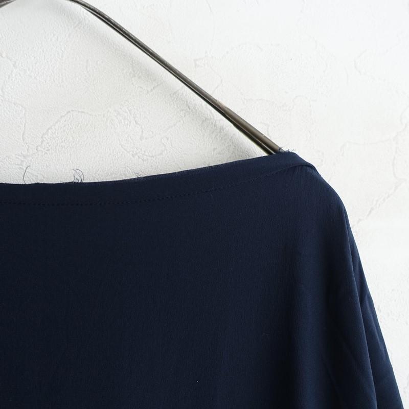 ダニエラグレジス DANIELA GREGIS *シルクボートネック半袖ワンピース