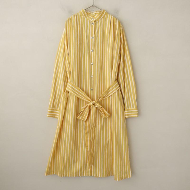 マリメッコ marimekko *ヨカポイカ Piccolo柄 バンドカラーシャツ