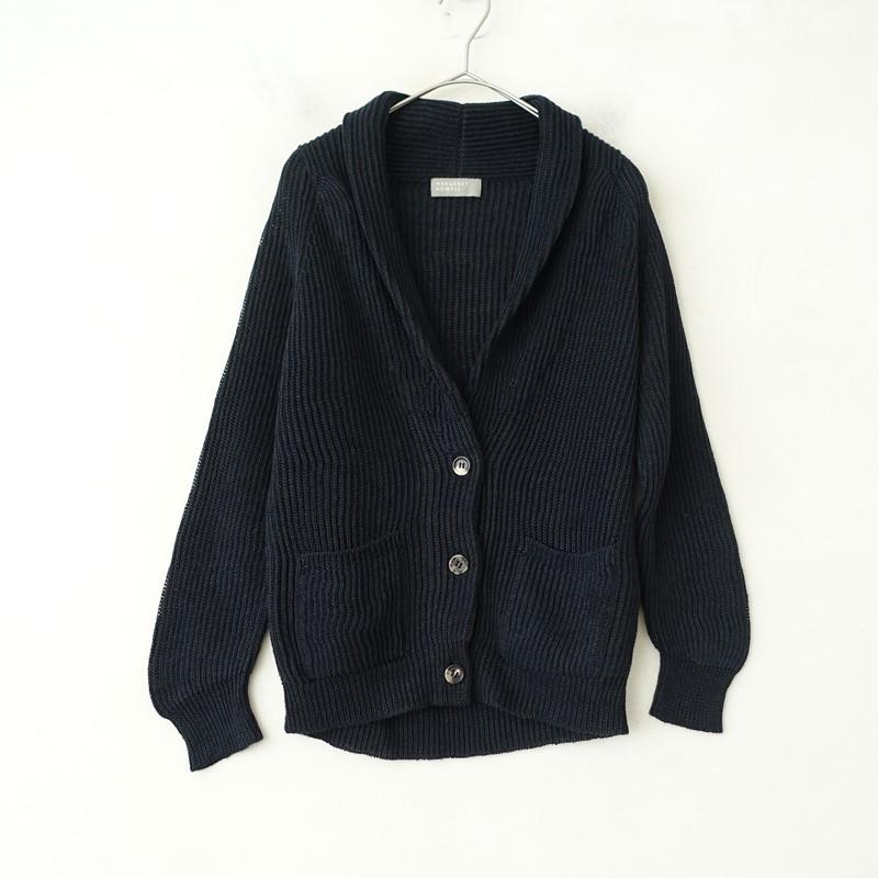 MARGARET HOWELL（マーガレットハウエル） *リネンショールカラー畦